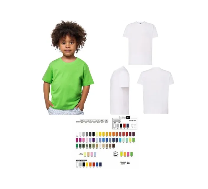 Camiseta Junior Manga Corta Algodon Jhk